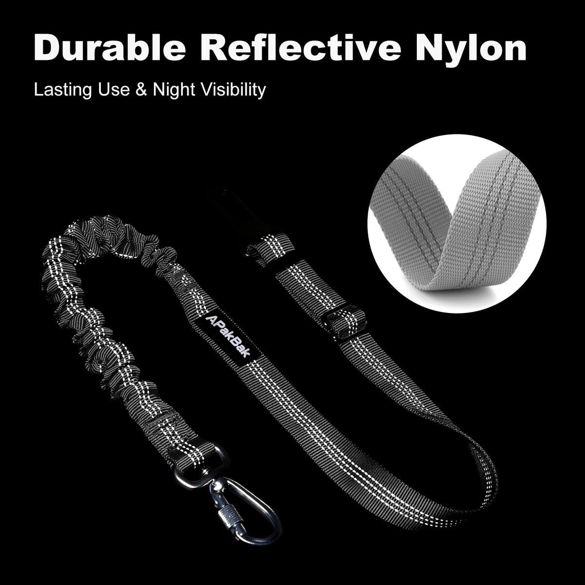 Dog Seat Belt for Car, Car Harness with Locking Aluminum Hook Purple
