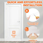 Door Draft Stopper, Door Sweep for Bottom of Door, Weather Stripping Door Seal Gap Filler Bottom Blocker Soundproofing Cold Air Insulation Save Energy Install Quickly Easily (Black, 39‘’) 39‘’ Black