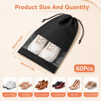 Travel Shoe Storage Bags with Clear Window