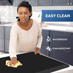 Kitchen Mat Cushioned Anti Fatigue Rug Standing and Comfort Floor Mats Chocolate 39"L x 17.3"W x 0.5"Th