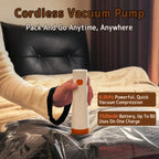 12 Pack Vacuum Bags for Travel with Rechargeable Pump, Save Luggage Space Clear 12 Combo