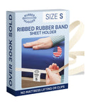 RUBBER HUGGER Elastic Fitted Sheet Straps - King 76x80, Anti-Slip