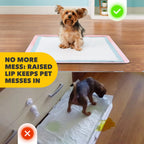 Dog Pee Pad Holder for Floor Protection and Training