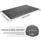 Kitchen Mat Cushioned Anti-Fatigue Comfort Standing Mat Rug for Home,Office Black 1'5" x 2'4" (Rectangular)