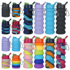 Collapsible Foldable Travel Water Bottle Set
