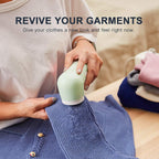 Fabric Shaver, Fuzz Balls Pills Lint Remover, AC120V Plug and Play Honeydew Mint Green
