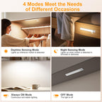 Gritin 14.7inch Under Cabinet Lighting Rechargeable 2 Pack Silver 14.7 inch