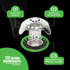 SinkShroom Ultra Revolutionary Bathroom Sink Drain Protector, Stainless Steel Single