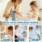 Automatic Foaming Soap Dispenser(IPX5 Waterproof, 12oz/350ml St-01 Foam Gray