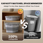 35-40Lbs Airtight Dog Food Storage Container Collapsible Dog Food Container Grey/40 lbs