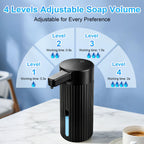 Automatic Liquid Soap Dispenser Touchless, Rechargeable, Adjustable White Gel