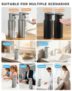 Automatic Liquid Soap Dispenser, Touchless, Rechargeable Stainless Steel