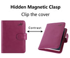 Passport Holder Cover Wallet RFID Blocking, Travel Essentials Pink Passport Covers