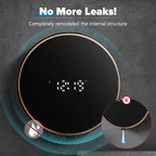 Monstake Automatic Soap Dispenser, Touchless Rechargeable Wall Mount Black foam