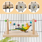 Hypeety Hamster Toys Wooden Maze Tunnel Toy with Plastic Cover for Hamster