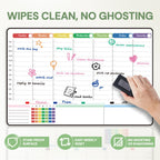 Magnetic Dry Erase Weekly Calendar Board