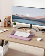 Laborio Computer Keyboard Wrist Rest, Keyboard Riser Stand for Desktop Purple Keyboard Stand With Wrist Rest