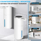Automatic Soap Dispenser Touchless, 13.5oz Rechargeable Liquid Pump Black Liquid