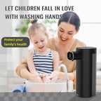 Automatic Liquid Soap Dispenser Touchless, USB Rechargeable Smart Hand Soap Dispenser, 13.5oz/400ml, 3-Level Adjustable, Compatible with Thick Thin Dish Soap for Bathroom Kitchen, Clog-Free (Gold) Gold