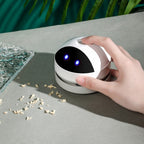 Desktop Vacuum Cleaner Mini Desk Vacuum Cleaner Portable Dust Crumb Sweeper White