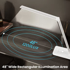 LED Desk Lamp with Wireless Charger, USB Charging Port, Eye Care Black PRO