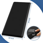 Kitchen Mat Cushioned Anti Fatigue Rug Standing and Comfort Floor Mats Chocolate 39"L x 17.3"W x 0.5"Th