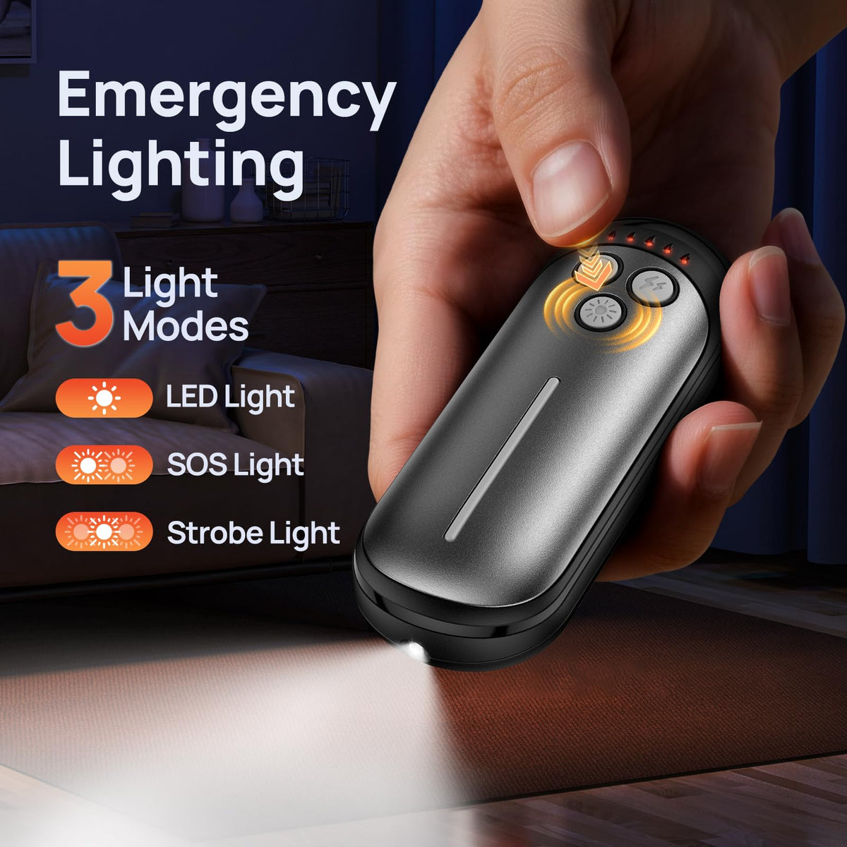 Rechargeable Hand Warmers Dual Pack Portable Electric Warmth