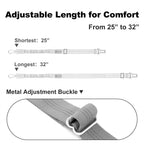 Dog Seat Belt for Car, Car Harness with Locking Aluminum Hook Purple