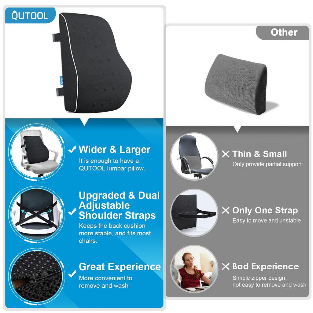Lumbar Support Pillow for Office Chair, Home Essentials,Gifts for...
