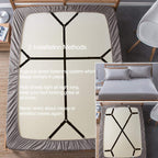 Bed Sheet Clip Straps - 2 Way Adjustable Crisscross Sheet Corner Holder Straps Gripper Elastic Sheet Band Mattress Straps Fasten Suspenders(2 Set/4Pcs, Black) Black 4pcs Set