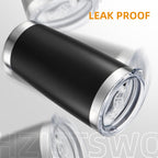 20oz Tumbler Bulk with Lid Stainless Steel Tumblers, 6 Pack