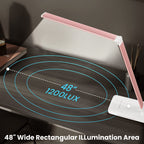 LED Desk Lamp with Wireless Charger, USB Charging Port, Eye Care Black PRO