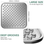 Lick Mat for Dogs & Cats, Double-Wall Stainless Steel, Large-1Pack
