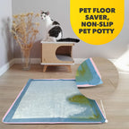 Dog Pee Pad Holder for Floor Protection and Training