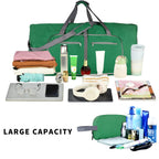 Felipe Varela Foldable Duffle Bag for Travel Weekend Overnight Gym Camping A Black 40L