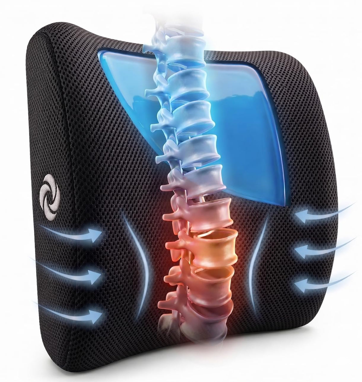 Samsonite Lumbar Support Pillow for Office Chair, Lower Back for...