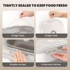 35-40Lbs Airtight Dog Food Storage Container Collapsible Dog Food Container Grey/40 lbs