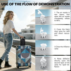 Inflatable Travel Foot Rest Pillow, Adjustable 3 Layers Height Leg Rest Pillow, Crushion Essentials for Airplane,Train, Cars, Office and Home (Gray)