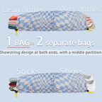 7 Pcs Compression Packing Cubes Travel for Suitcases, Luggage Organizer Washable Storage Bags Set for Backpack Travel- Packaging Cubes for Carry-Ons and Storage yellow orange