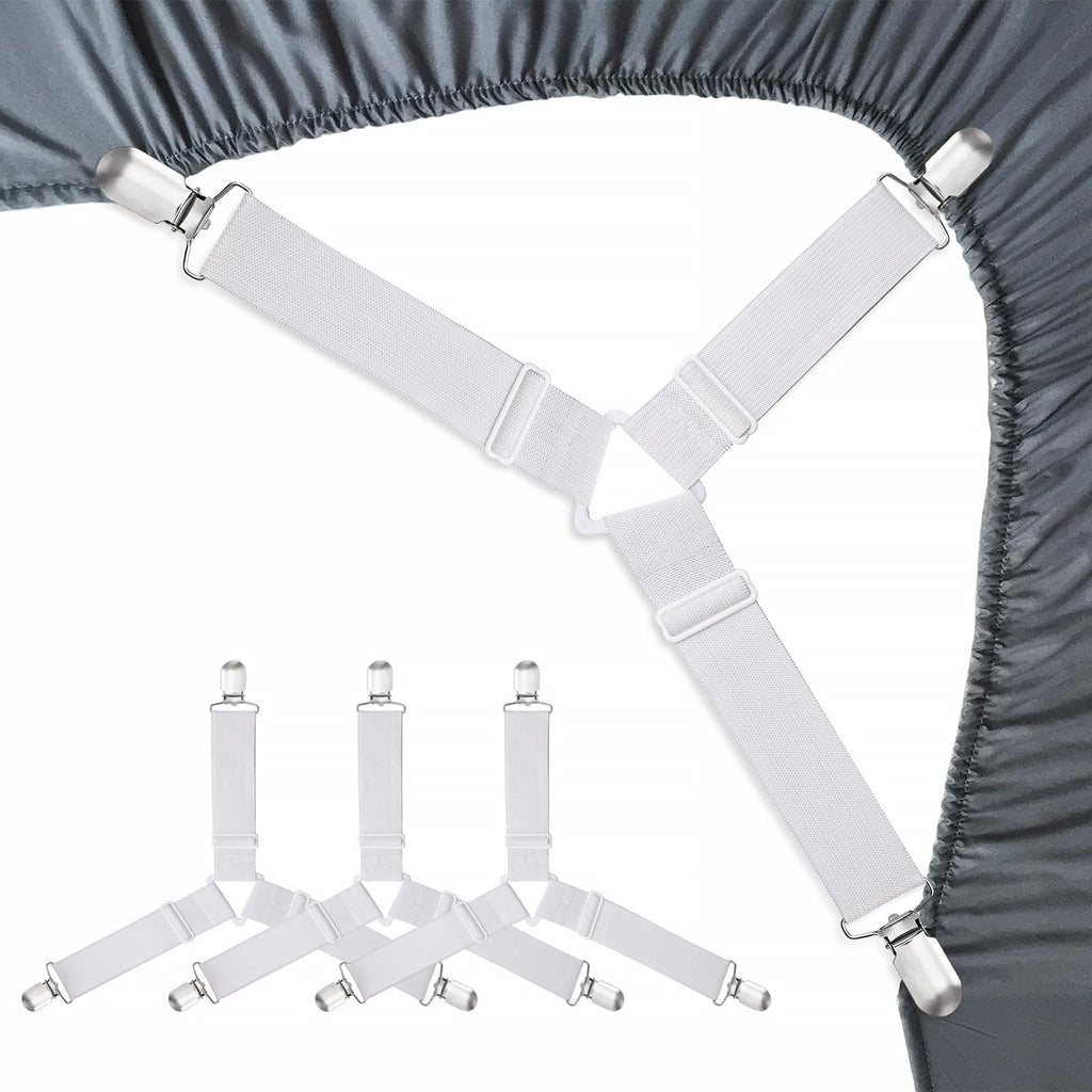 RayTour Bed Sheet Holder Straps Keepers Bedsheet Holders Fasteners 2...