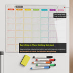 Magnetic Dry Erase Refrigerator Calendar