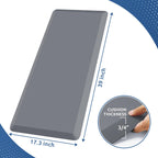 Kitchen Mat Cushioned Anti Fatigue Rug Standing and Comfort Floor Mats Chocolate 39"L x 17.3"W x 0.5"Th