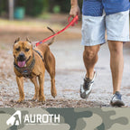AUROTH Bungee Dog Leash for Large Dogs, No Pull for Shock Absorption Army Yellow MAX: 4.5 FT