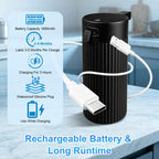 Automatic Liquid Soap Dispenser Touchless, Rechargeable, Adjustable White Gel
