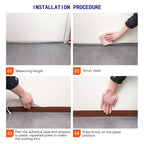 TAROSE Weather Stripping Door Seal, 33 Feet Long Transparent (Width 25mm) Lucent 25 mm, 33ft