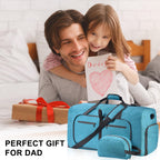 Felipe Varela Foldable Duffle Bag for Travel Weekend Overnight Gym Camping A Black 40L