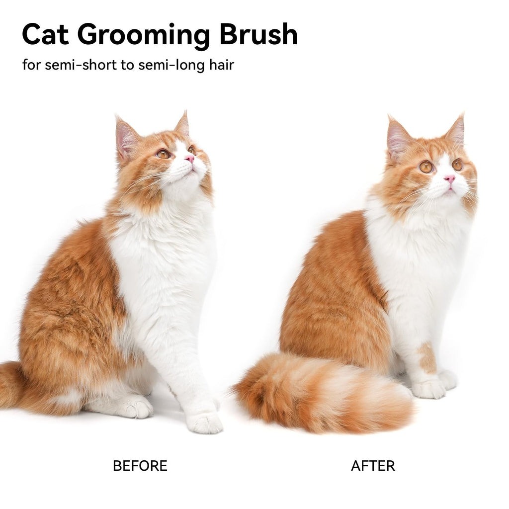 Aumuca Cat Brush for Shedding, Brushes Indoor Cats, for...