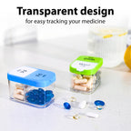 Large Weekly Pill Organizer and Medication Dispenser