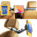 LISEN iPad Holder for Car Tablet Mount, 4 in 1 Adjust Arm Back Seat Stand 4.7-11.5“ Device