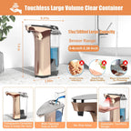 Automatic Touchless Liquid Soap Dispenser for Kitchen and Bathroom